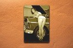 Pinup Girl Garage Metal Sign for Man Cave
