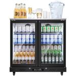 7.7 Cu.ft Back Bar Beverage Cooler with Glass Doors