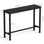 Mr IRONSTONE 47" High Top Bar Table