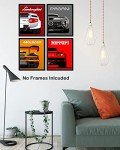 Cool Supercar Wall Art Prints for Man Cave