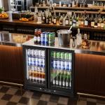 7.7 Cu.ft Back Bar Beverage Cooler with Glass Doors