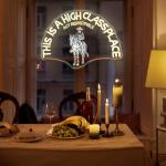 High Class Cowboy Neon Sign for Man Cave