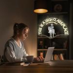 High Class Cowboy Neon Sign for Man Cave