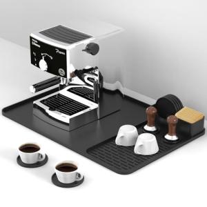 Silicone Coffee Mat with Coasters for Man Cave