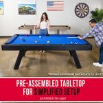 GoSports 8 ft Wood Finish Pool Table Set