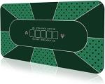 70"x35" Portable Poker Mat for 8 Players