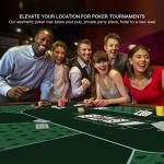 70"x35" Portable Poker Mat for 8 Players