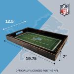 Detroit Lions Wooden Tray for Game Day Fun