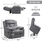 Big Man Power Lay Flat Recliner with Heat