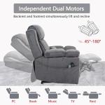 Big Man Power Lay Flat Recliner with Heat