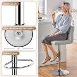 Modern Adjustable Bar Stools Set of 2