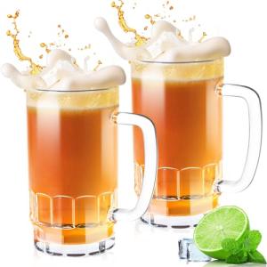 Large 20 OZ German Beer Stein Mugs Set