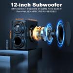 5.1 Surround Sound System with Powerful Subwoofer