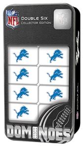 NFL Detroit Lions 28 Piece Dominoes Game