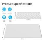 Non-Slip Silicone Coffee Mat for Easy Cleaning