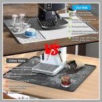 Non-Slip Silicone Coffee Mat for Easy Cleaning