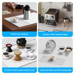 Non-Slip Silicone Coffee Mat for Easy Cleaning