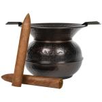 Hand-Hammered Copper Spittoon Ashtray - Vintage Style