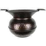 Hand-Hammered Copper Spittoon Ashtray - Vintage Style