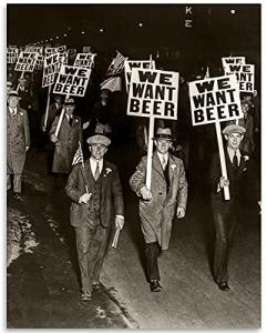 We Want Beer Vintage Prohibition Wall Art