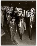 We Want Beer Vintage Prohibition Wall Art