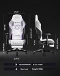 AutoFull C3 Ergonomic Gaming Chair with Footrest
