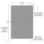 Rustic Deer Metal Sign for Man Cave Decor