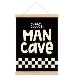Little Man Cave Sign for Boys' Room Decor