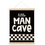 Little Man Cave Sign for Boys' Room Decor