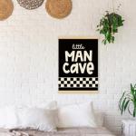 Little Man Cave Sign for Boys' Room Decor