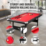VEVOR 7 ft Foldable Billiards Table Set
