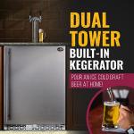 Beer Meister Dual Tower Kegerator for Home Bar