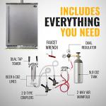 Beer Meister Dual Tower Kegerator for Home Bar