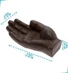 Hand-Shaped Cast Iron Cigar Ashtray and Tray