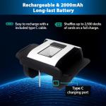 Automatic Card Shuffler with Rechargeable Battery