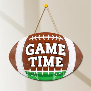 Football Wall Decor for Man Cave Vibes