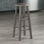 Rustic Gray 29" Square Leg Bar Stool