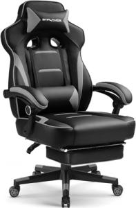 GTPLAYER Big and Tall Gaming Chair with Footrest