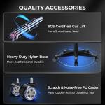 GTPLAYER Big and Tall Gaming Chair with Footrest