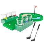 Miniature Golf Drinking Game Set for Parties