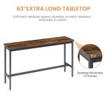 Elevon Long Bar Table Set with 3 Stools