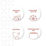 6 Pack 16 oz. Glass Can Shaped Cups