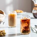 6 Pack 16 oz. Glass Can Shaped Cups