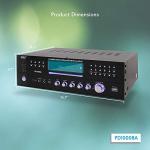 Pyle 1000W Bluetooth Power Amplifier for Home Audio