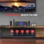 Pyle 1000W Bluetooth Power Amplifier for Home Audio