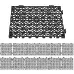 12-Piece Interlocking Anti-Slip Bar Mats