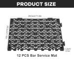 12-Piece Interlocking Anti-Slip Bar Mats