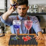 12-Piece Interlocking Anti-Slip Bar Mats