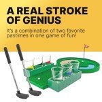 Miniature Golf Drinking Game Set for Parties