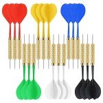 Accmor 18 Pack Metal Steel Tip Darts Set
